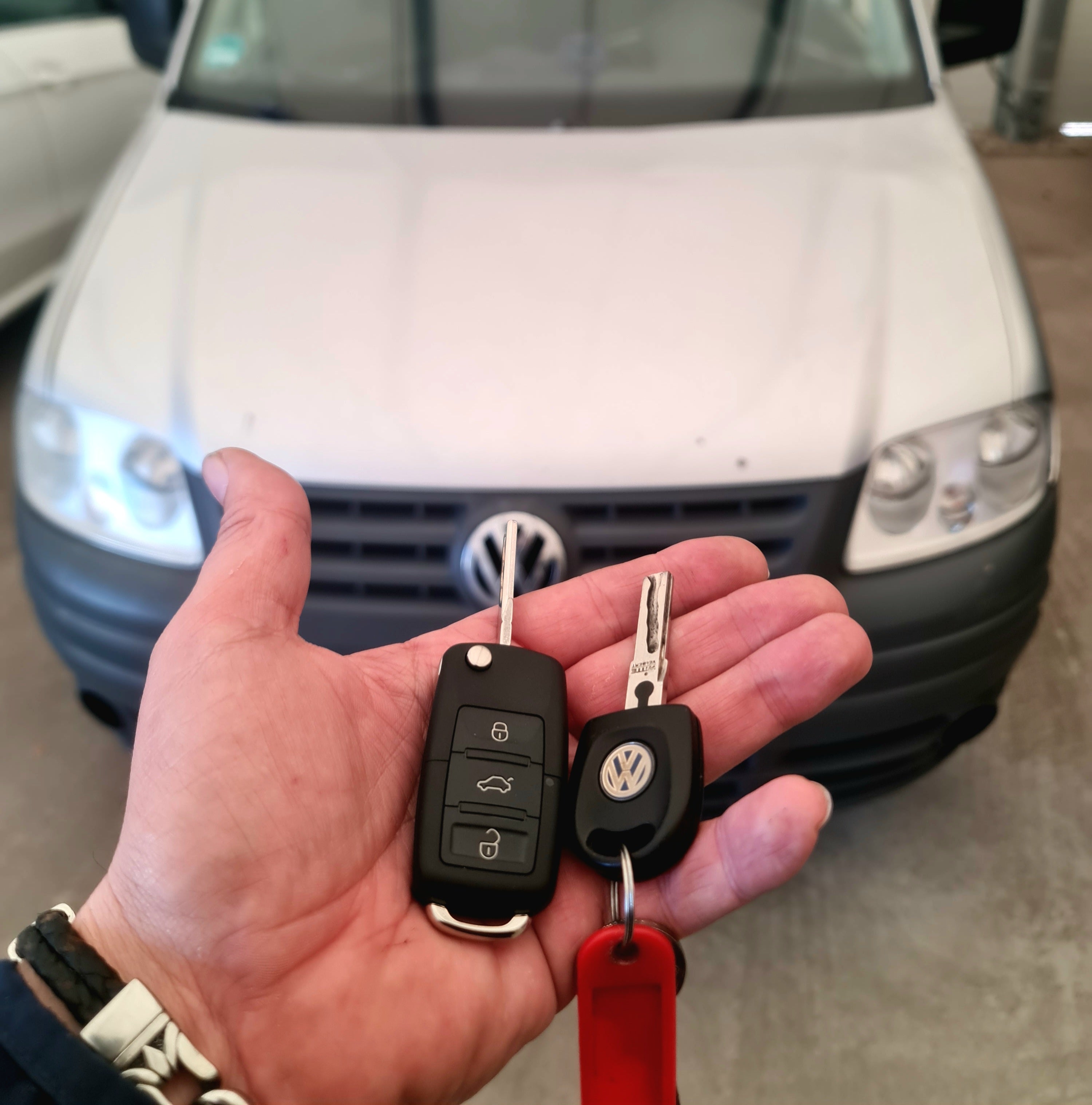 Fahrzeugschlüssel Volkswagen Caddy