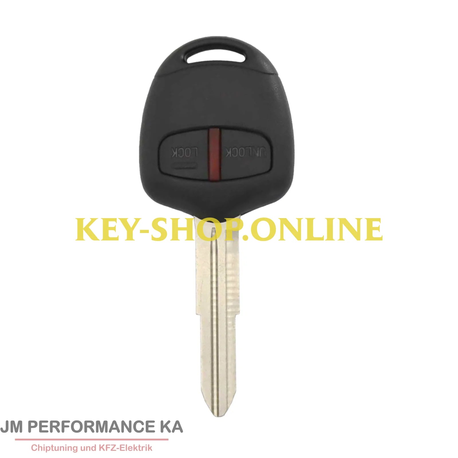 2 Tasten Funkschlüssel kompatibel mit Mitsubishi MIT8 433 Mhz ID46 Fahrzeugschlüssel