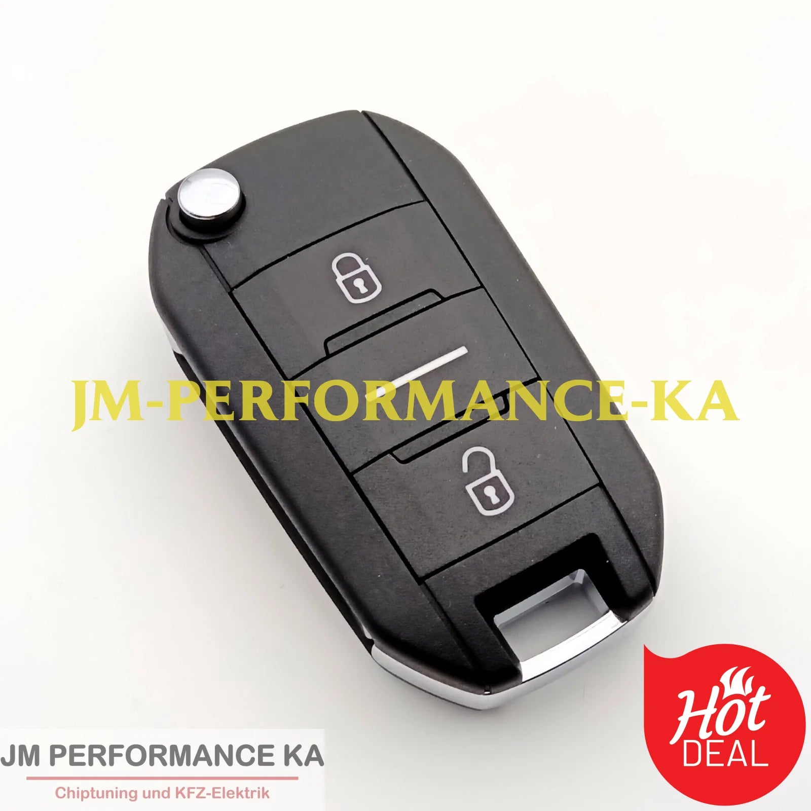 3 Tasten Fahrzeugschlüssel geeignet für Citroen Peugeot 433 MHz PCF7941A Fahrzeugschlüssel
