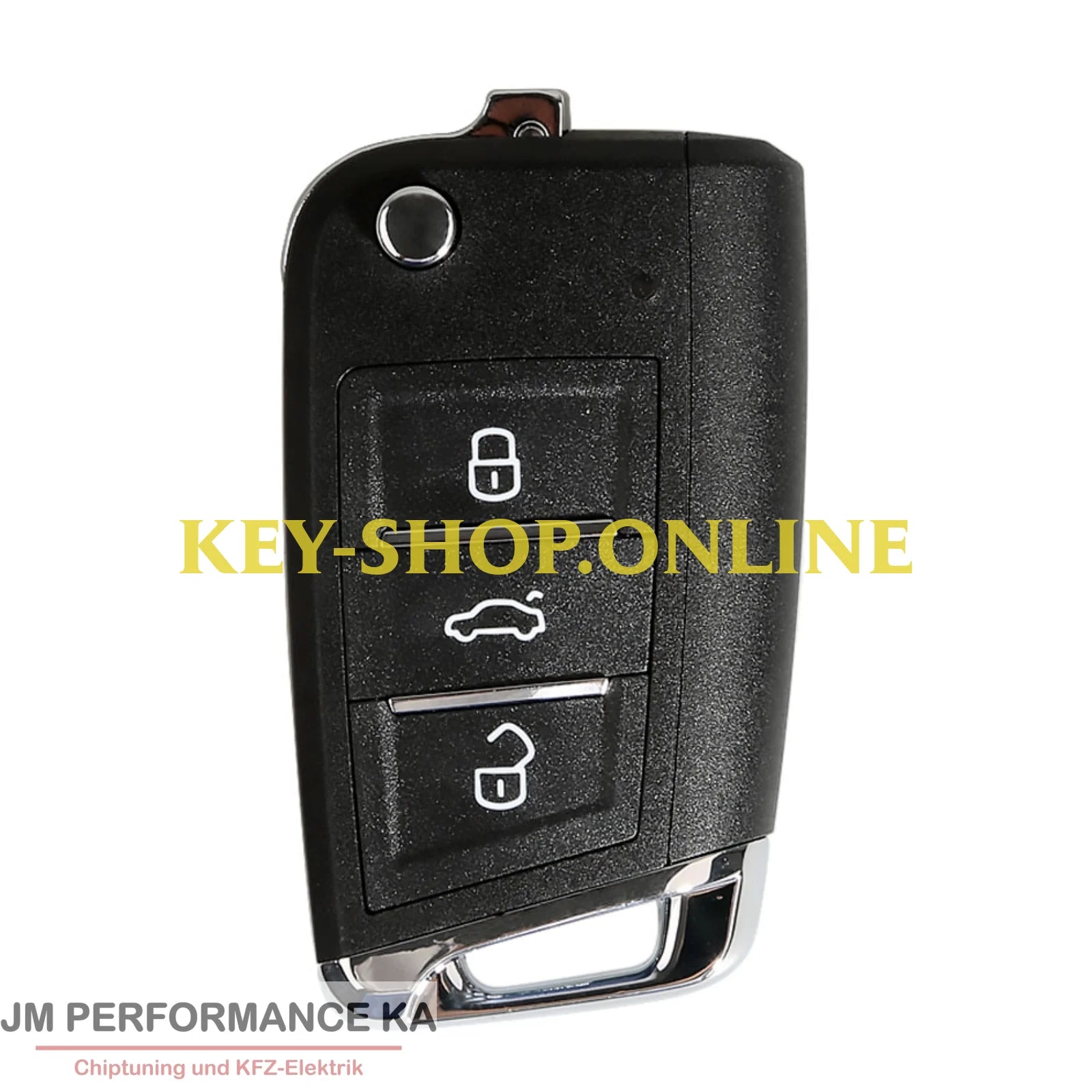 3 Tasten Fahrzeugschlüssel universal MQB Optik Schwarz XK Fahrzeugschlüssel