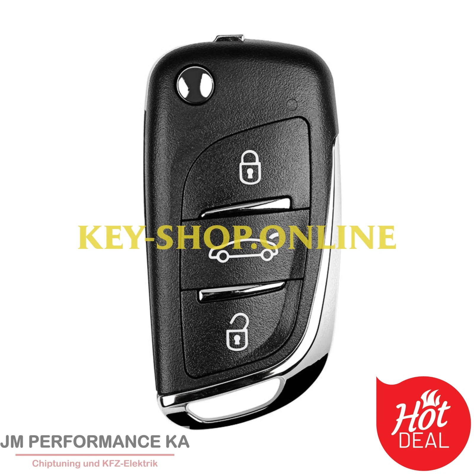 3 Tasten Fahrzeugschlüssel universal Schwarz XE Fahrzeugschlüssel
