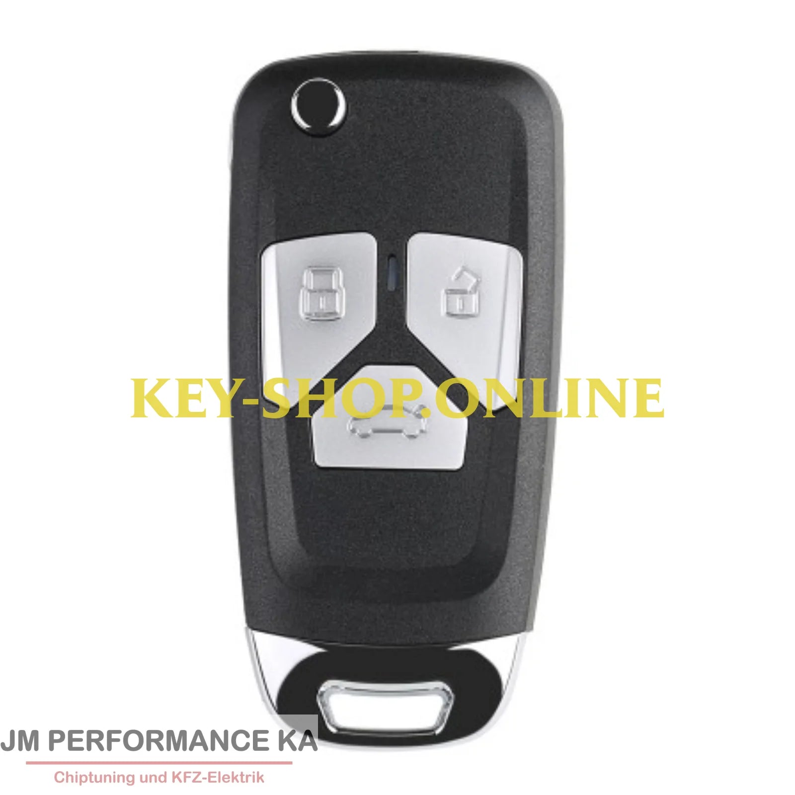 3 Tasten Funkschlüssel universal Audi Optik Schwarz XK Fahrzeugschlüssel