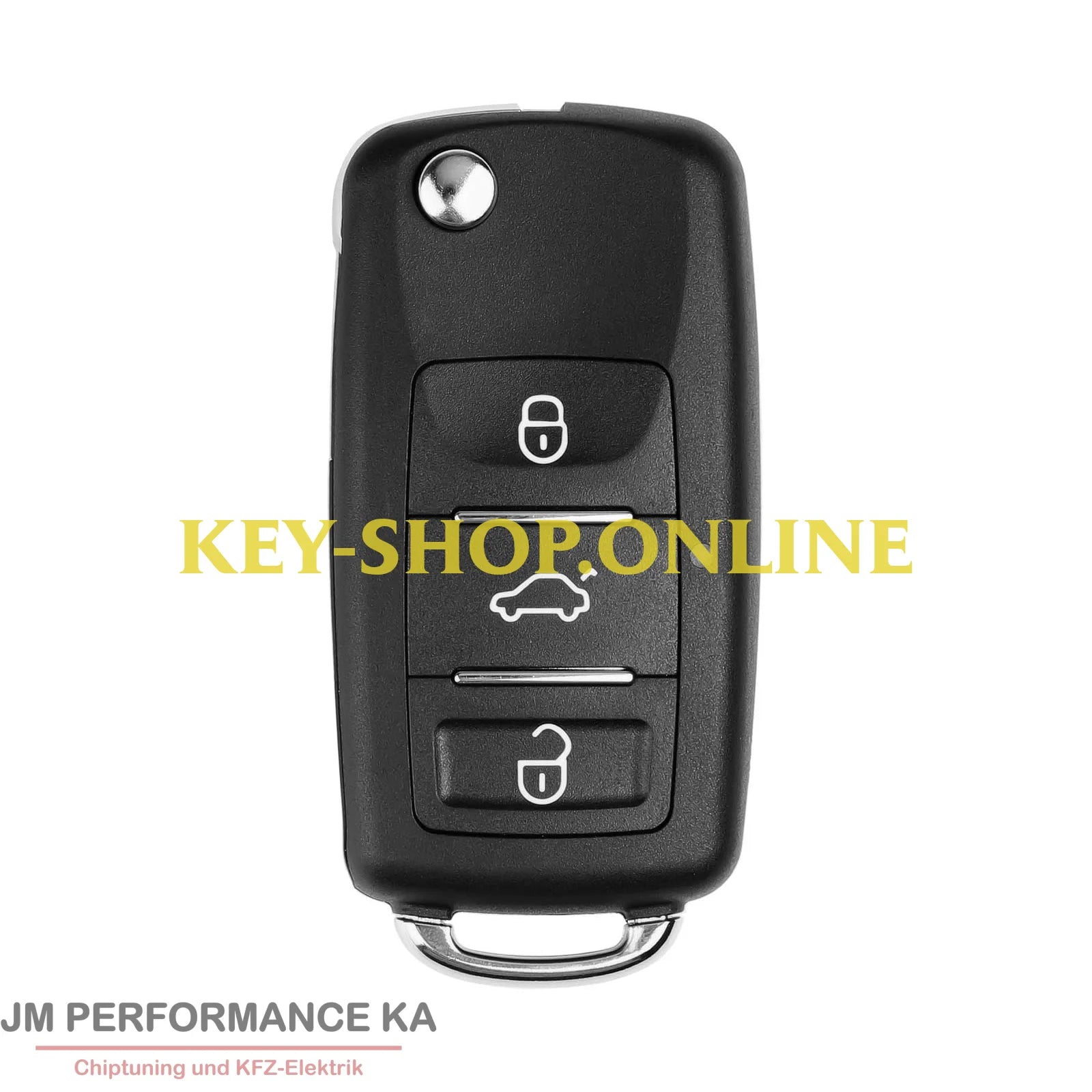 3 Tasten Funkschlüssel universal Schwarz XE Fahrzeugschlüssel