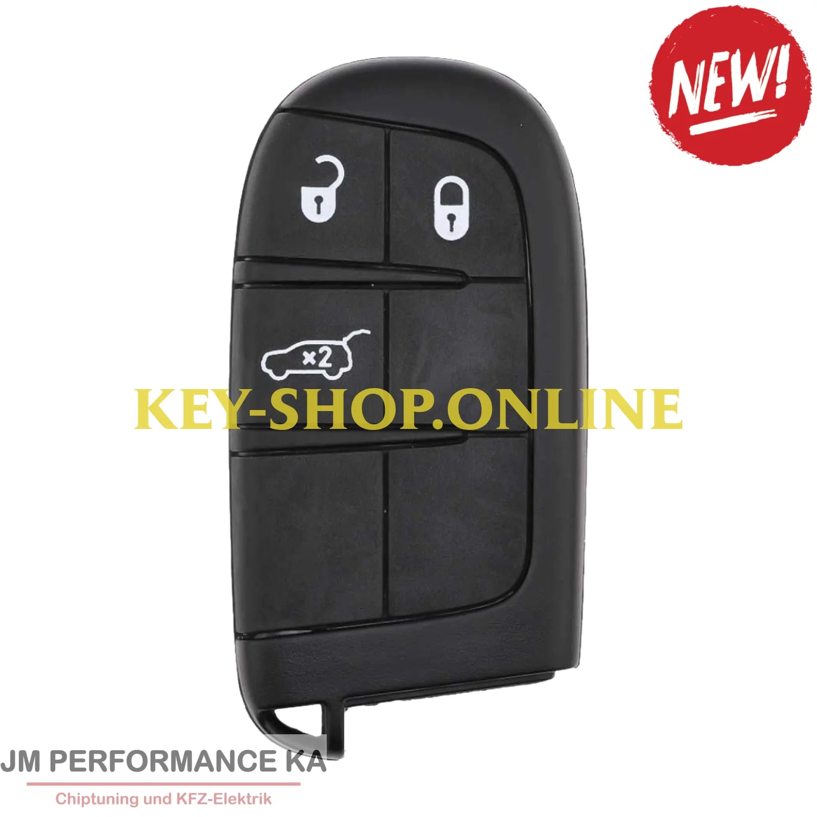 3 Tasten Original Funkschlüssel für Jeep 2014-2021 KeylessGO 68143506AC Fahrzeugschlüssel