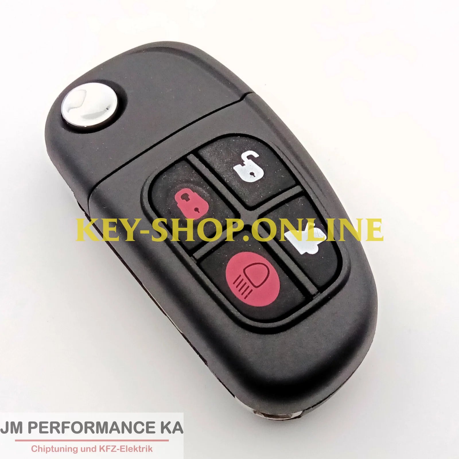 4 Tasten Funkschlüssel für Jaguar 433 MHz 4D60 Fahrzeugschlüssel