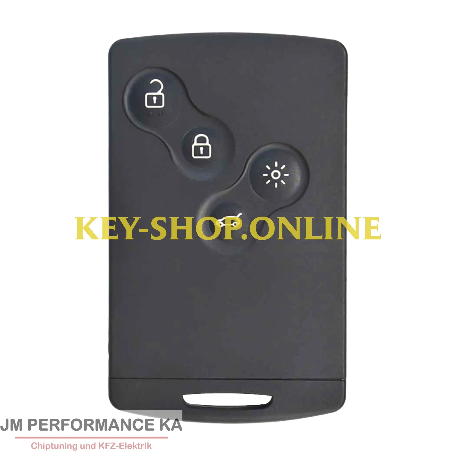 4 Tasten Funkschlüssel geeignet für Renault Keyless GO 285975779R - Fahrzeugschlüssel