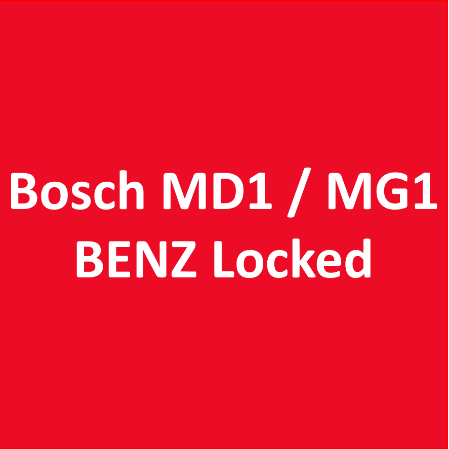 Bosch MD1/MG1 gesperrt Mercedes Softwareanpassung