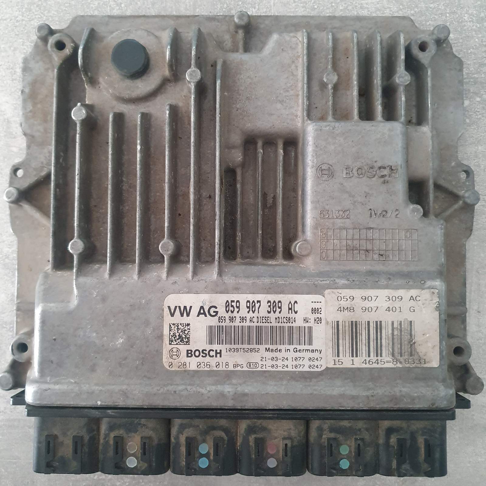 Bosch VAG MD1 MG1 entsperren