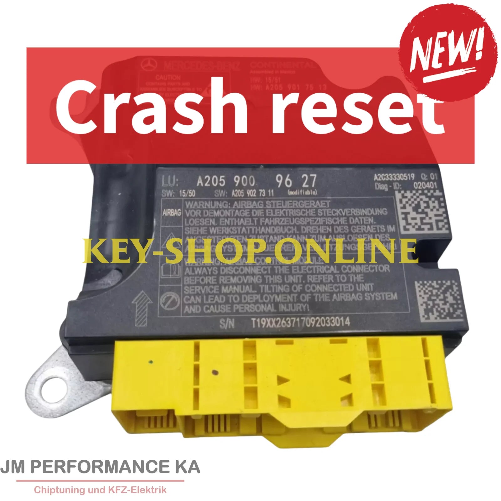 A2059009627 Airbagsteuergerät Mercedes GLC Airbag