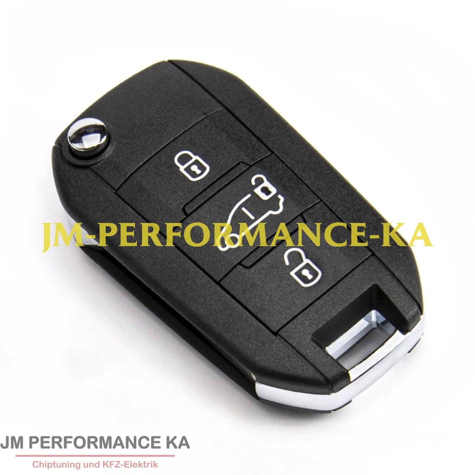 Fahrzeugschlüssel geeignet für Peugeot Citroen ID4A 434 MHz 3 Tasten 9809825177 Fahrzeugschlüssel