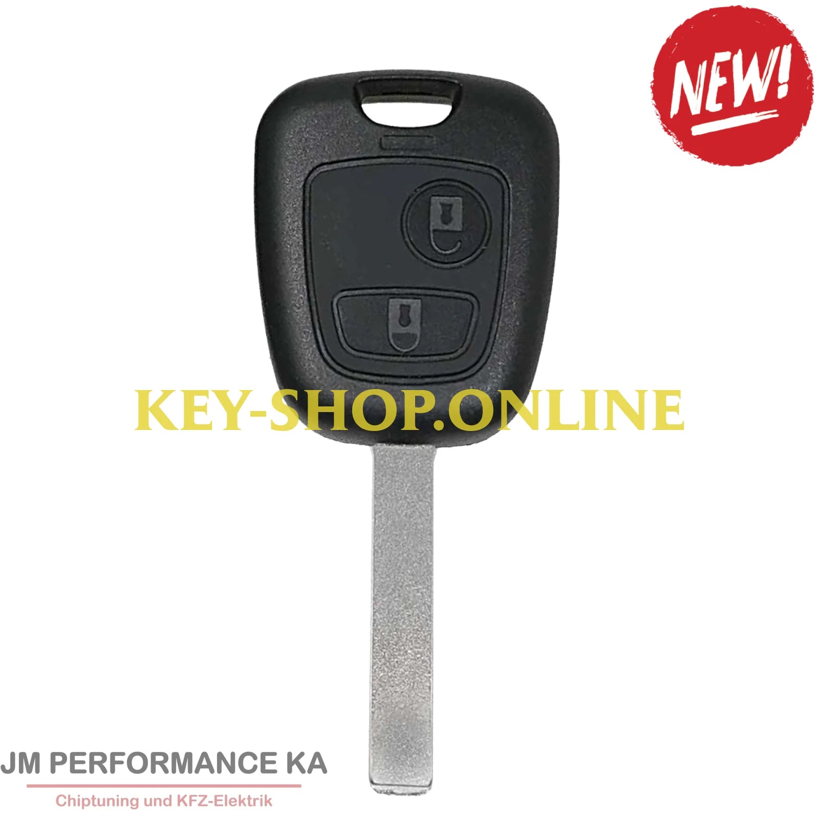 Funkschlüssel geeignet für Citroen 2 Tasten C1 C2 C3 C5 Fahrzeugschlüssel