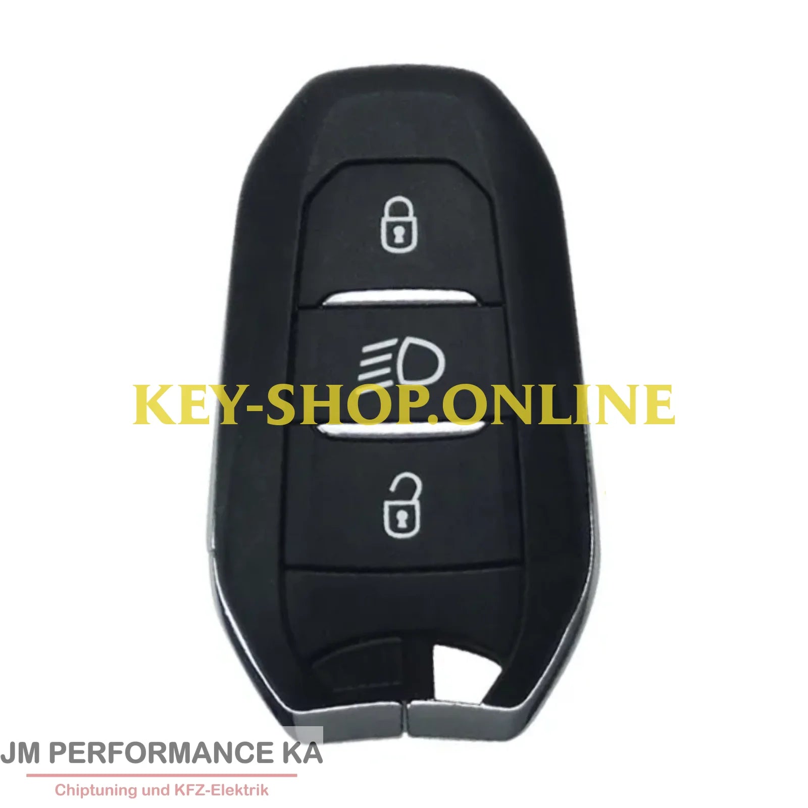 Funkschlüssel geeignet für Citroen Peugeot NCF29AxM A3M15 3 Tasten inkl. Notschlüssel Fahrzeugschlüssel