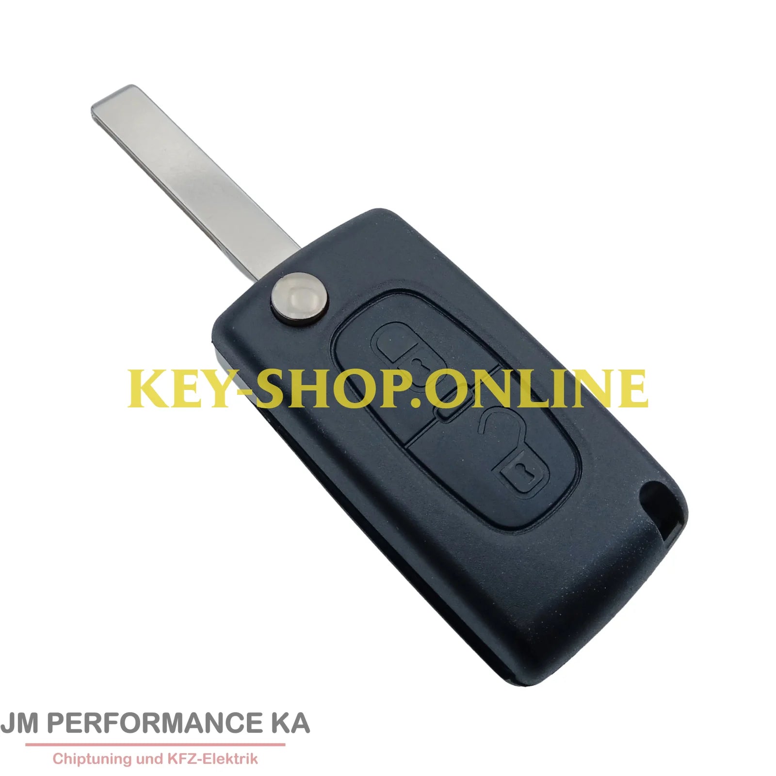 Funkschlüssel Gehäuse geeignet für Citroen Peugeot 2 Tasten HU83 Fahrzeugschlüssel