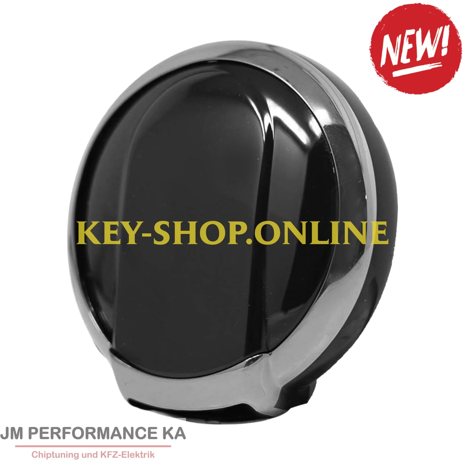 Nano Hochwertige Lederhülle für Mini mit 3 Tasten schwarz silber Fahrzeugschlüssel