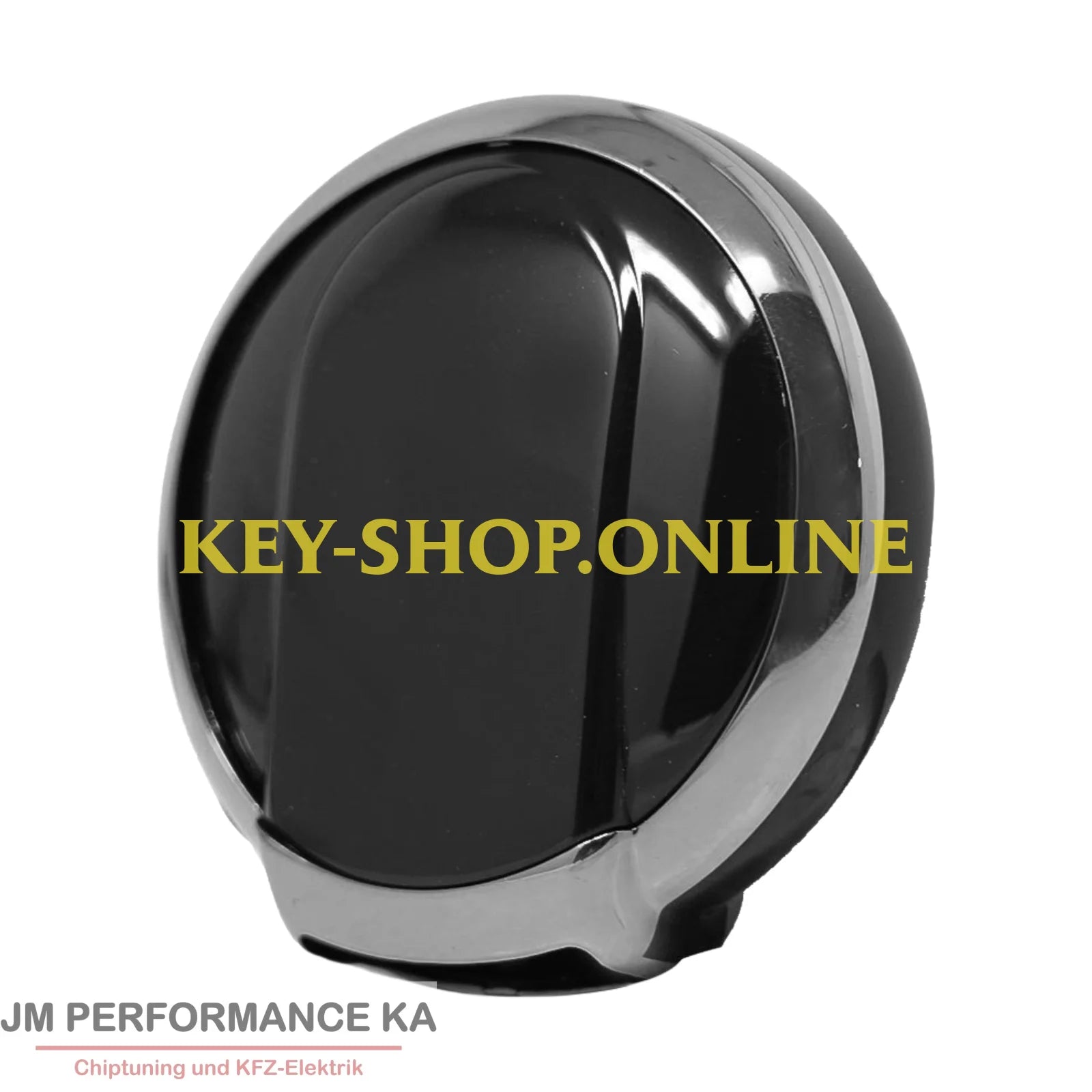 Nano Hochwertige Lederhülle für Mini mit 3 Tasten schwarz silber Fahrzeugschlüssel