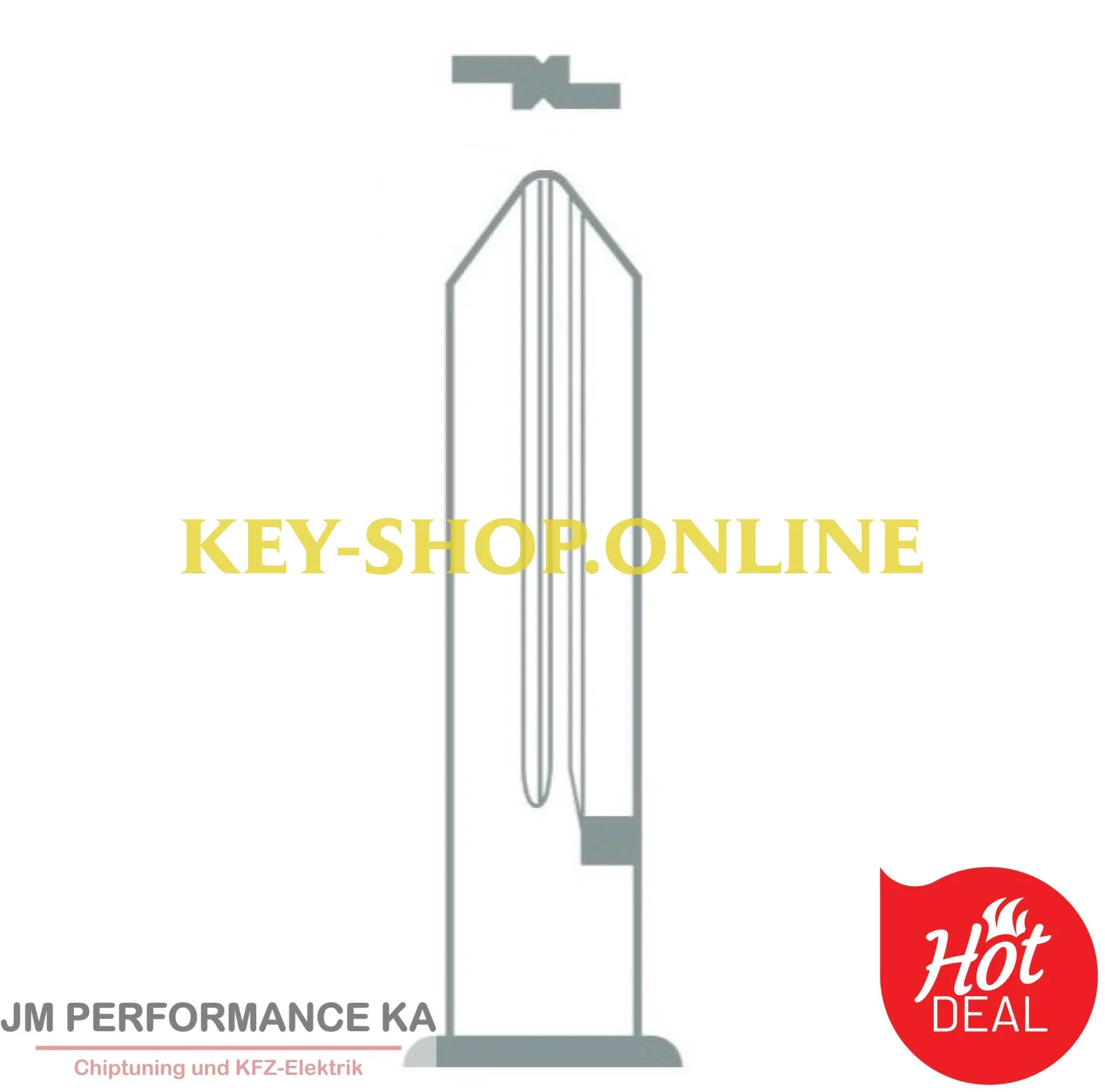 Schlüsselblatt FO38R #19 für Klappschlüssel Schlüsselblatt