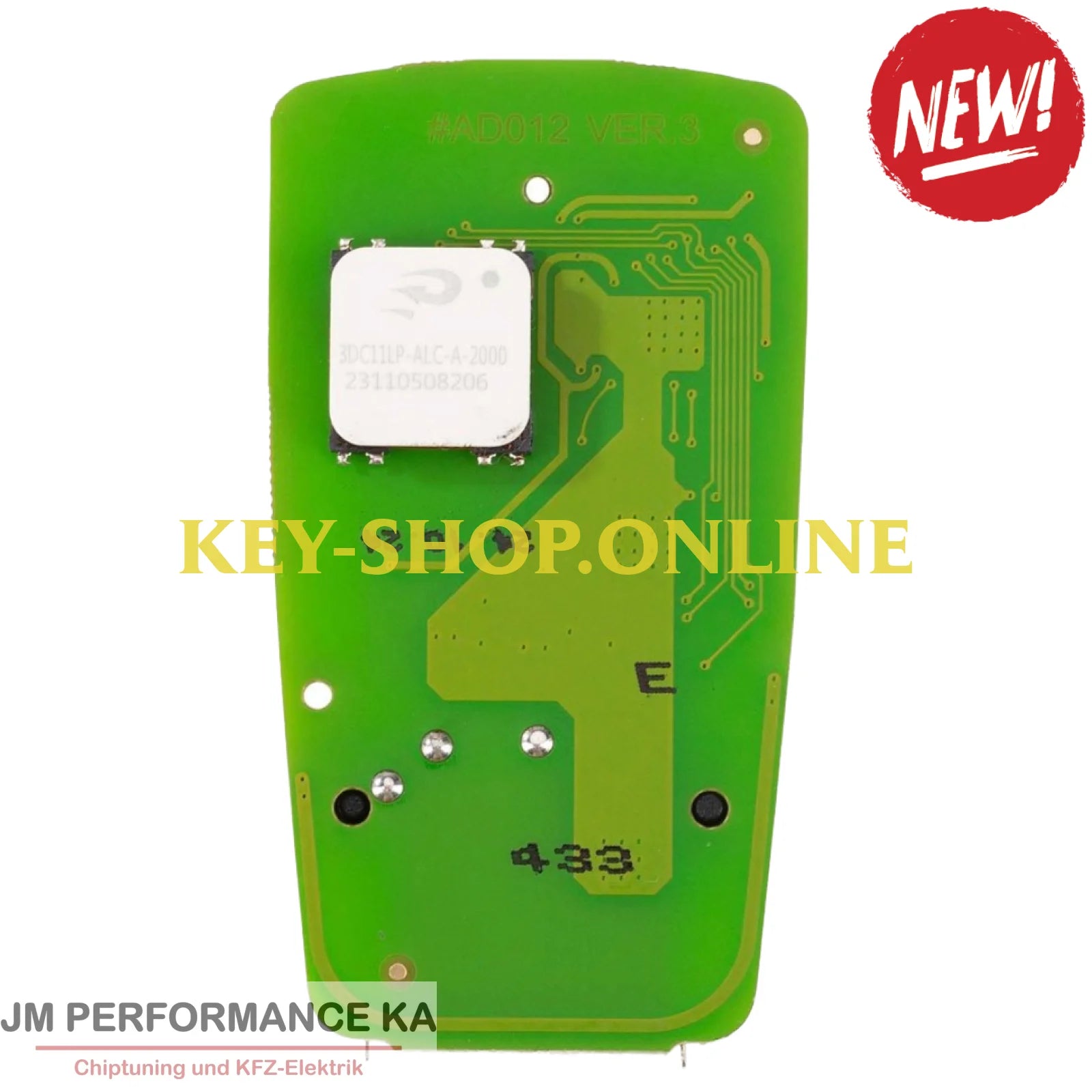 Schlüsselplatine MLB für Audi XSMA41EN 3 Tasten Fahrzeugschlüssel