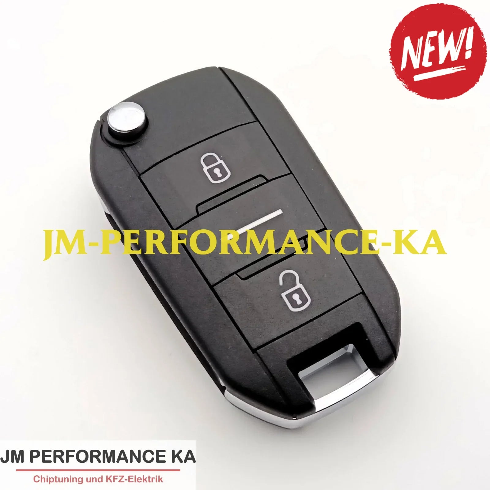 3 Tasten Fahrzeugschlüssel geeignet für Citroen Peugeot 433 MHz PCF7941A Fahrzeugschlüssel