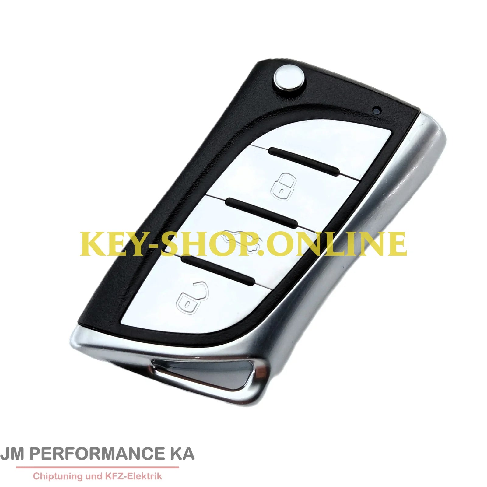 3 Tasten Fahrzeugschlüssel Universal Schwarz Xe