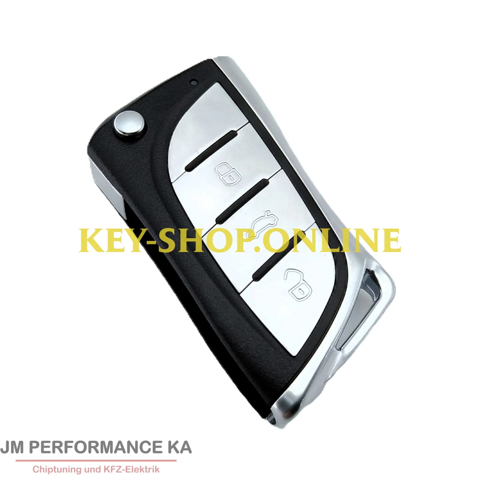 3 Tasten Fahrzeugschlüssel Universal Schwarz Xe