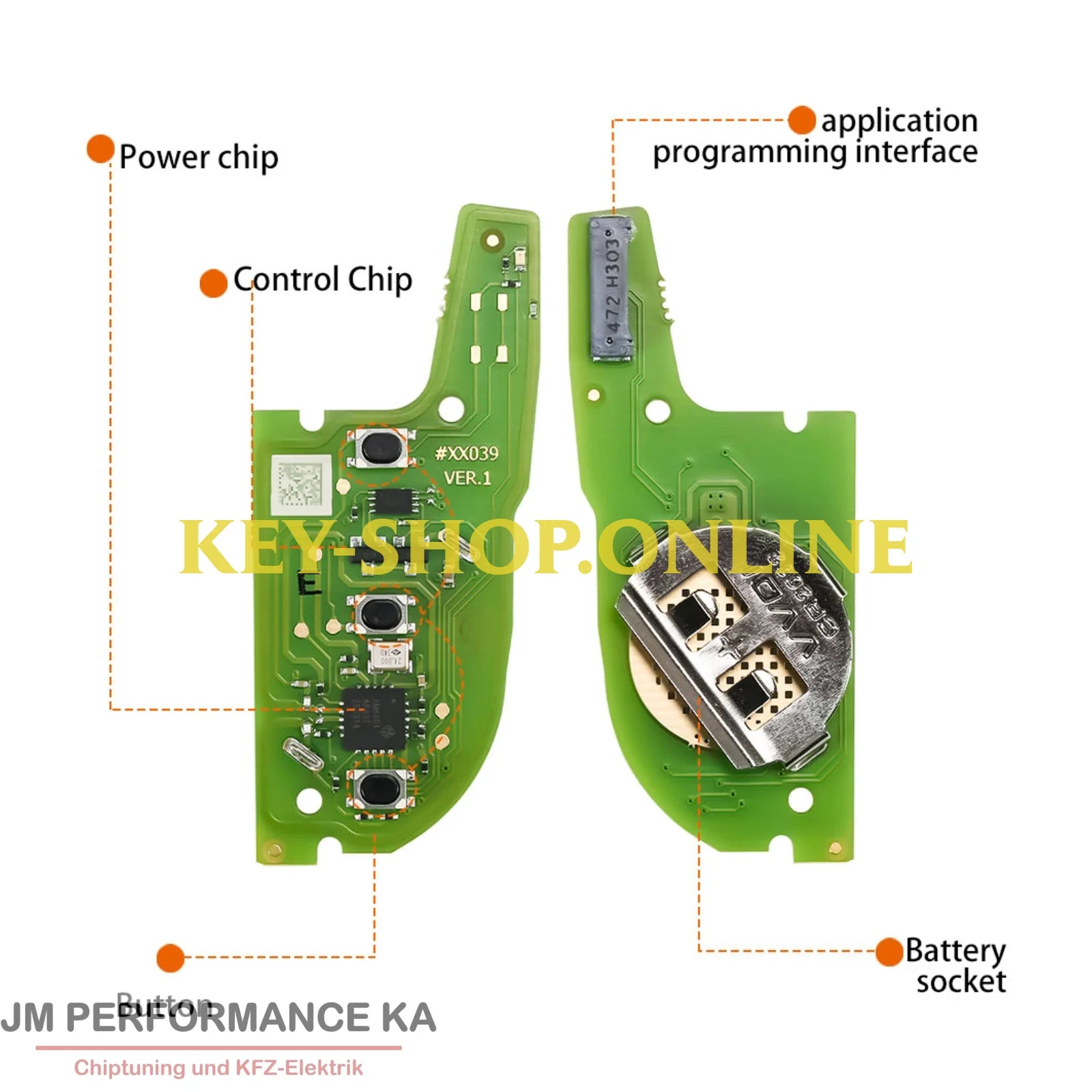 3 Tasten Fahrzeugschlüssel universal Schwarz XE Fahrzeugschlüssel