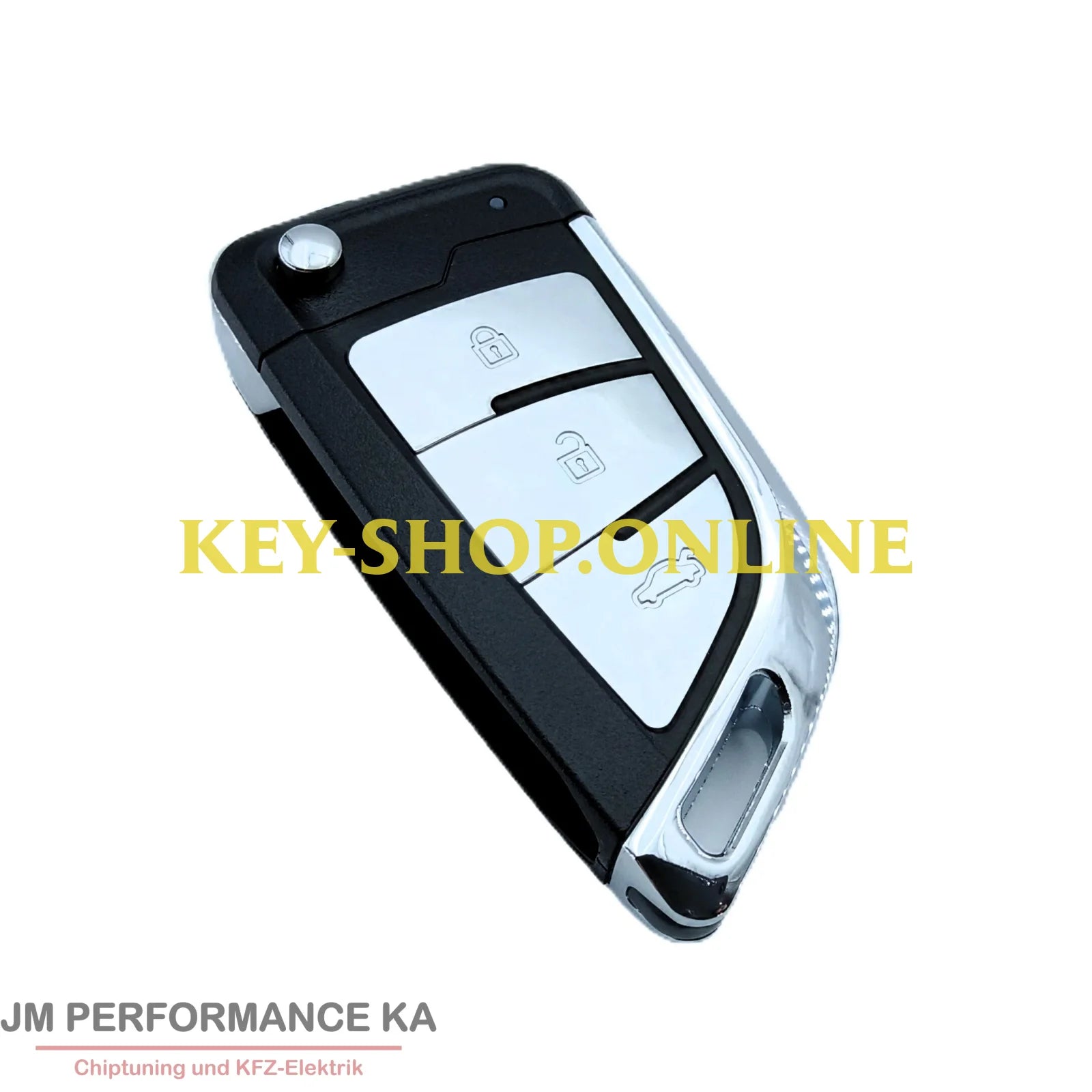 3 Tasten Fahrzeugschlüssel Universal Schwarz Xk