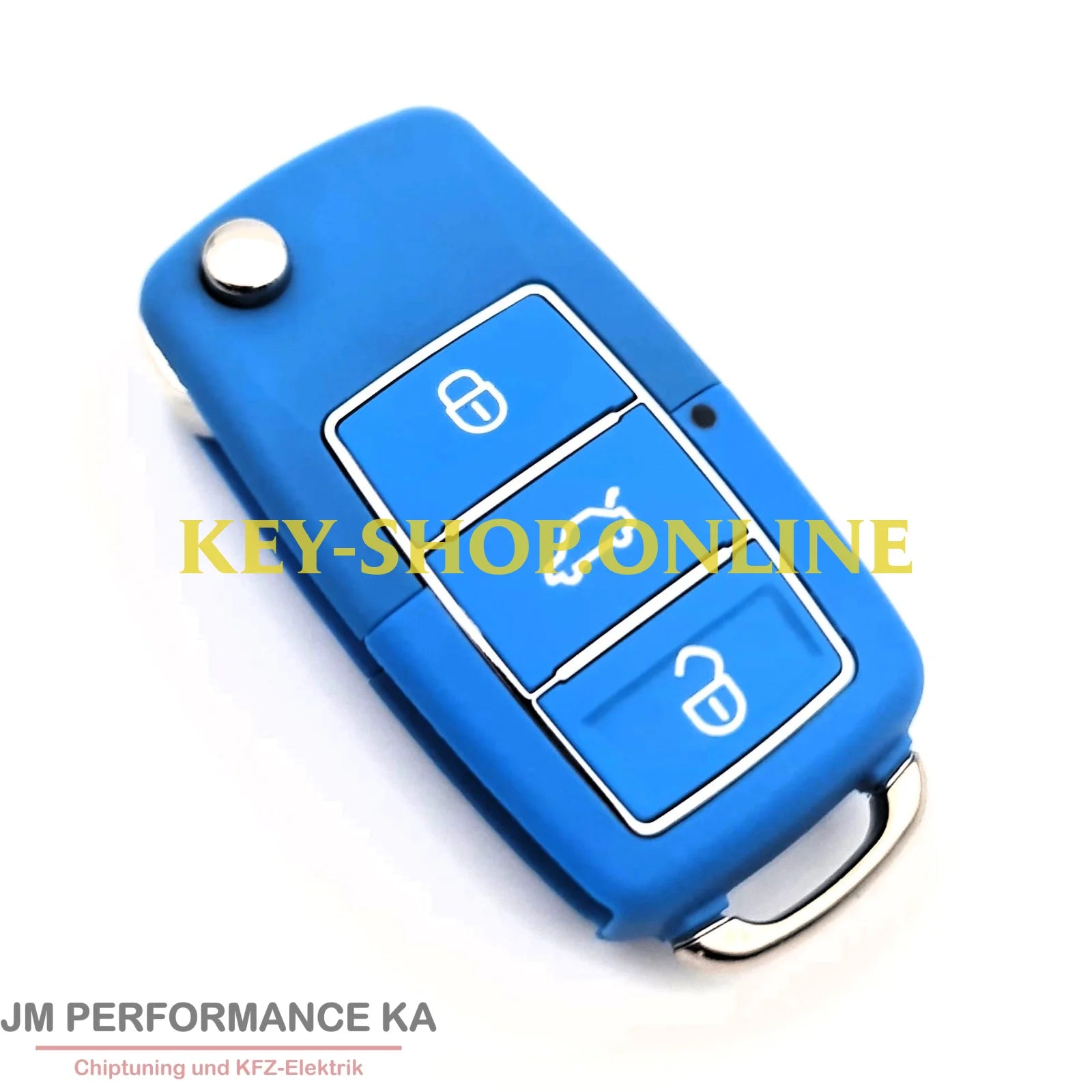 3 Tasten Funkschlüssel Geeignet Für Audi Blau Fahrzeugschlüssel