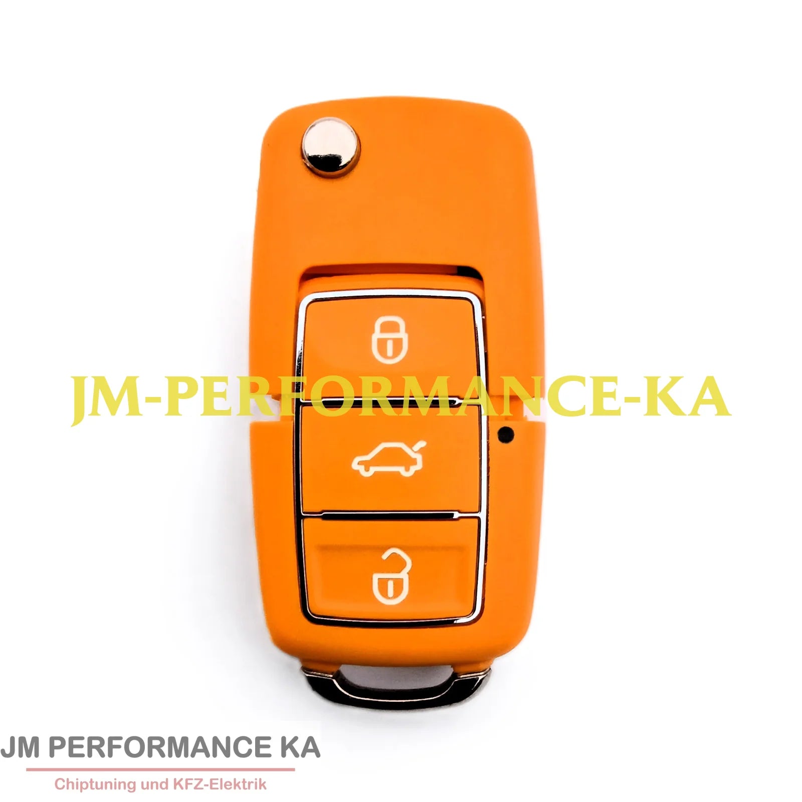 3 Tasten Funkschlüssel Geeignet Für Audi Orange Fahrzeugschlüssel