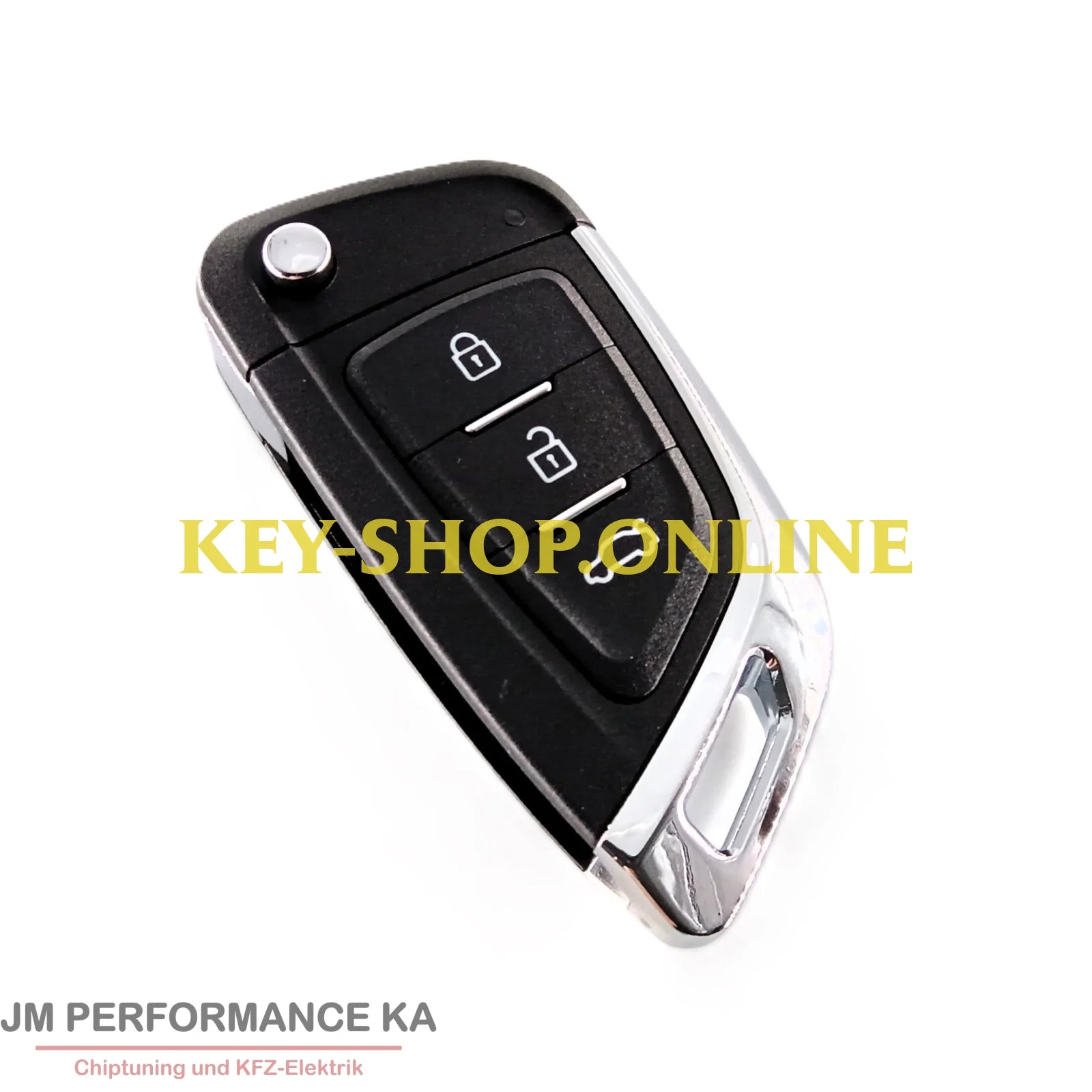 3 Tasten Funkschlüssel Universal Schwarz Xk Fahrzeugschlüssel