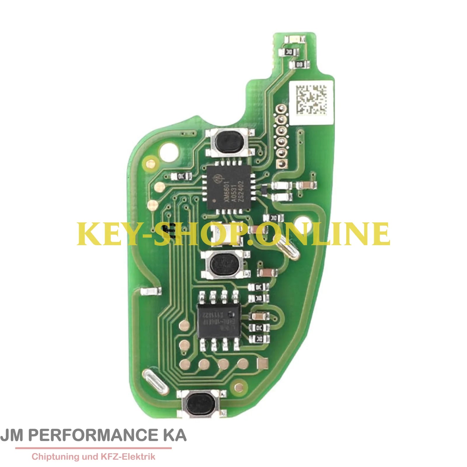 3 Tasten Funkschlüssel universal Schwarz XK Fahrzeugschlüssel