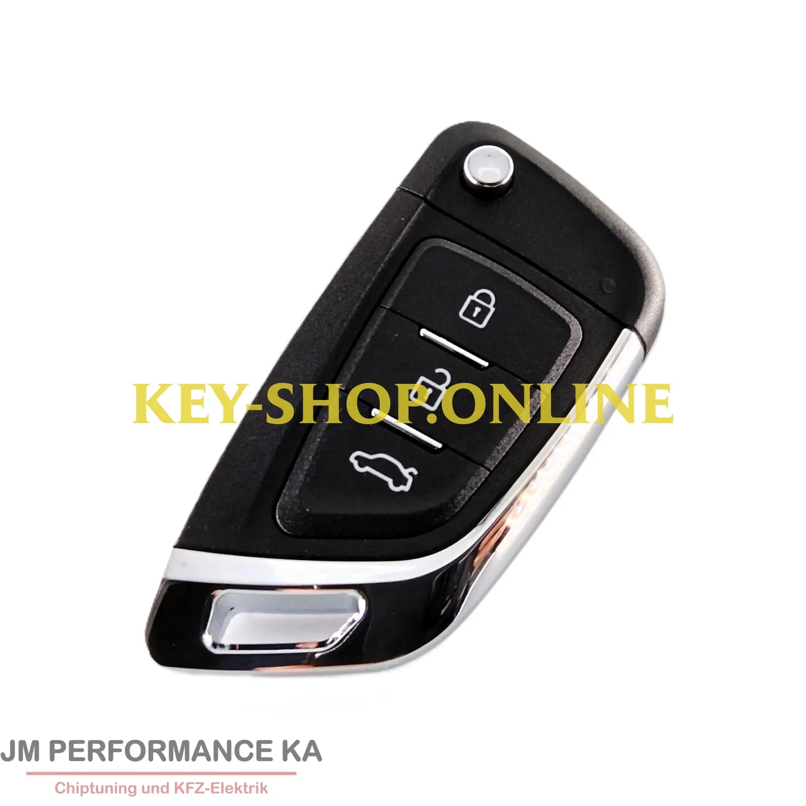 3 Tasten Funkschlüssel Universal Schwarz Xk Fahrzeugschlüssel