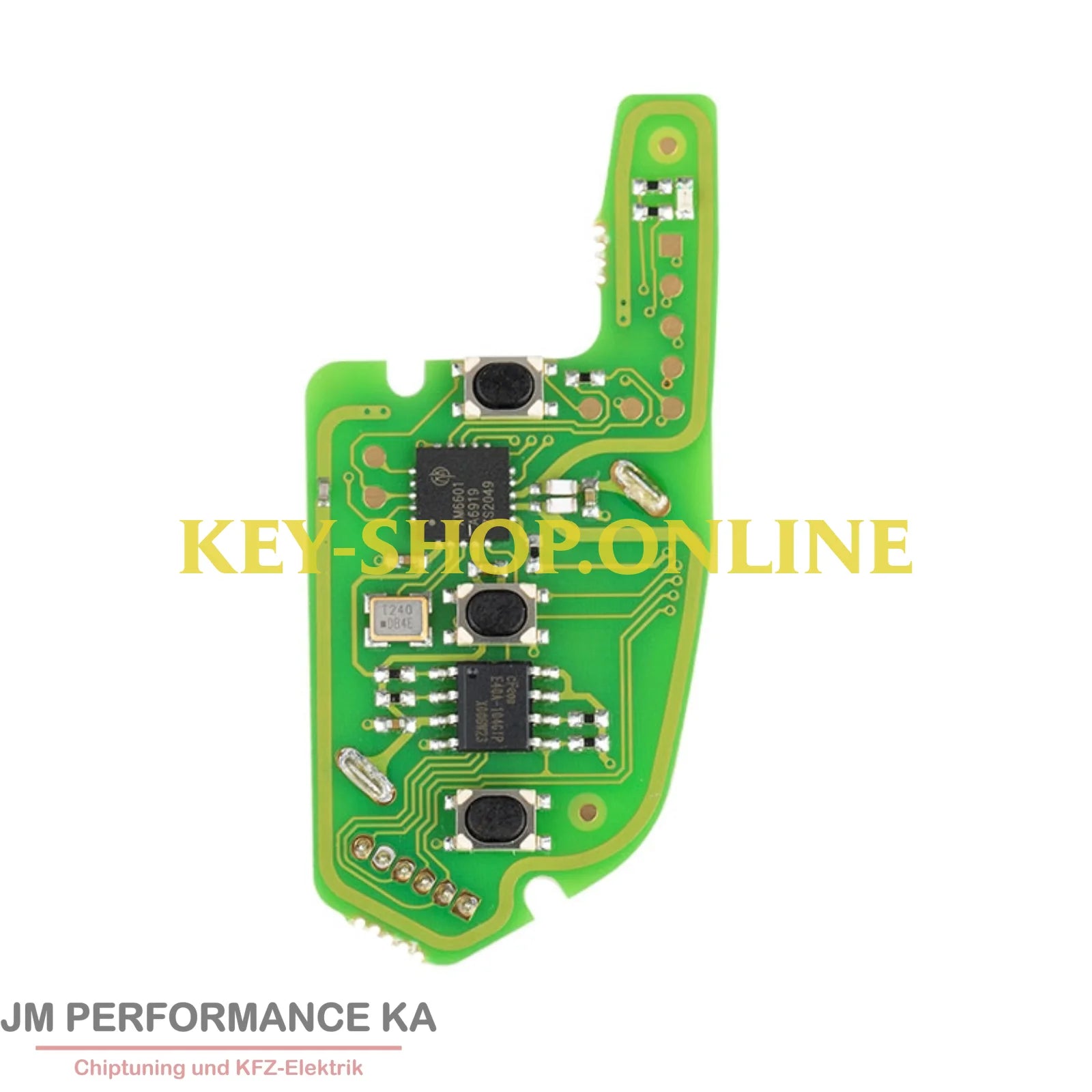 3 Tasten Funkschlüssel universal Schwarz XK Fahrzeugschlüssel