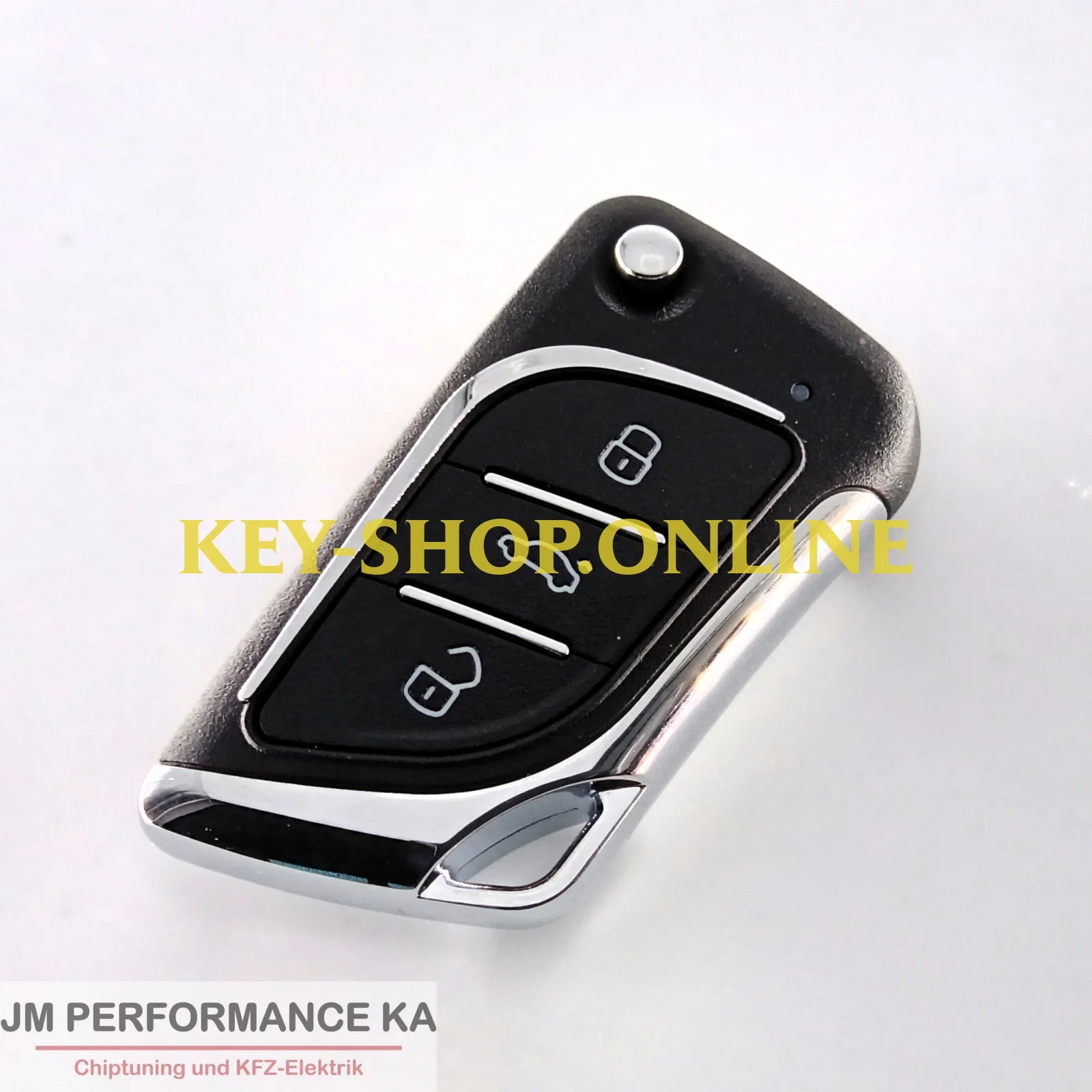 3 Tasten Funkschlüssel Universal Schwarz Xk Fahrzeugschlüssel