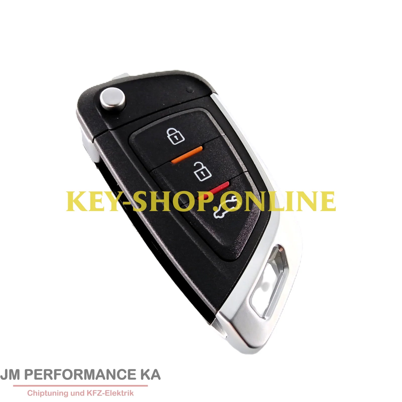 3 Tasten Funkschlüssel Universal Schwarz Xk Fahrzeugschlüssel