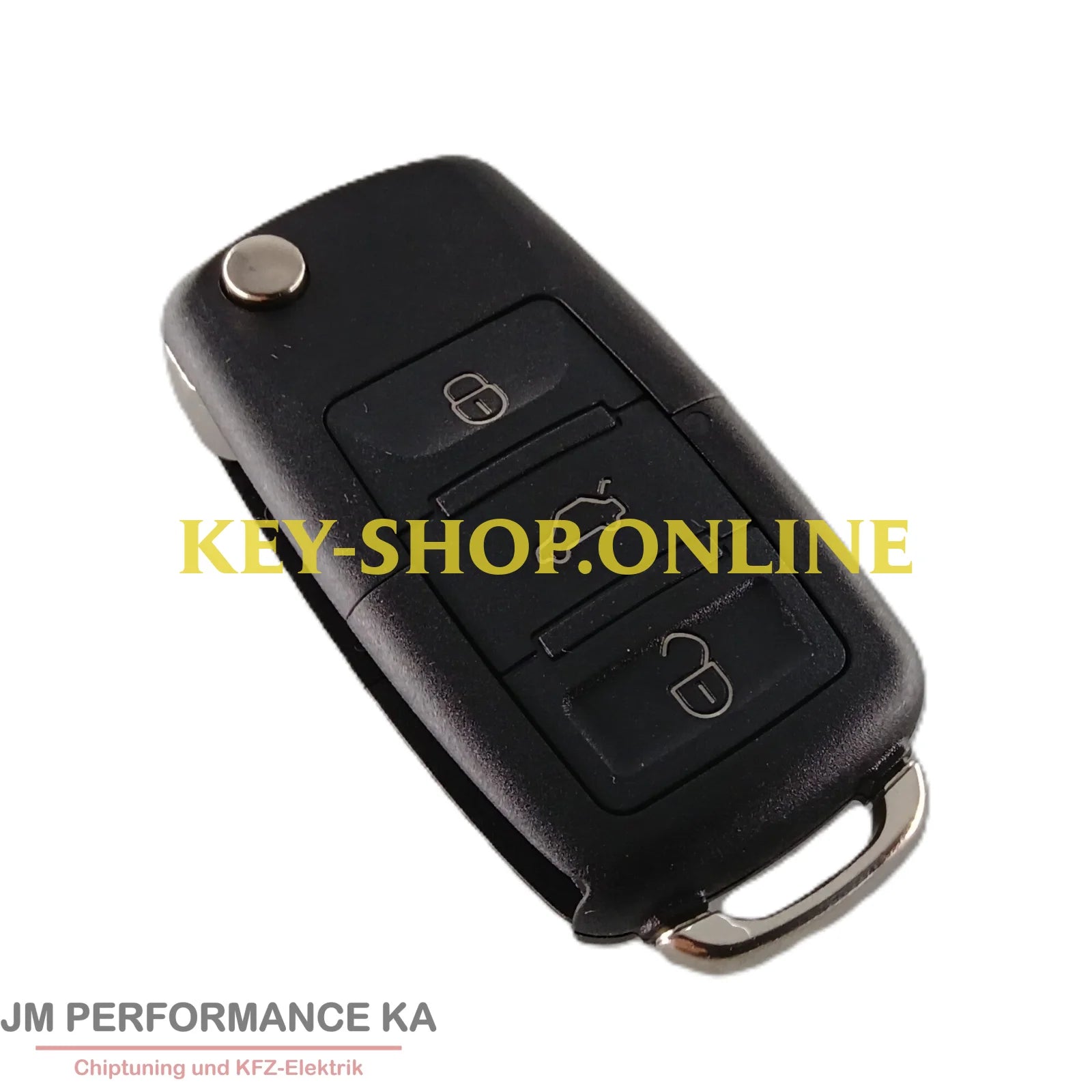 3 Tasten Funkschlüssel Universal Vw Optik Schwarz Xk Fahrzeugschlüssel