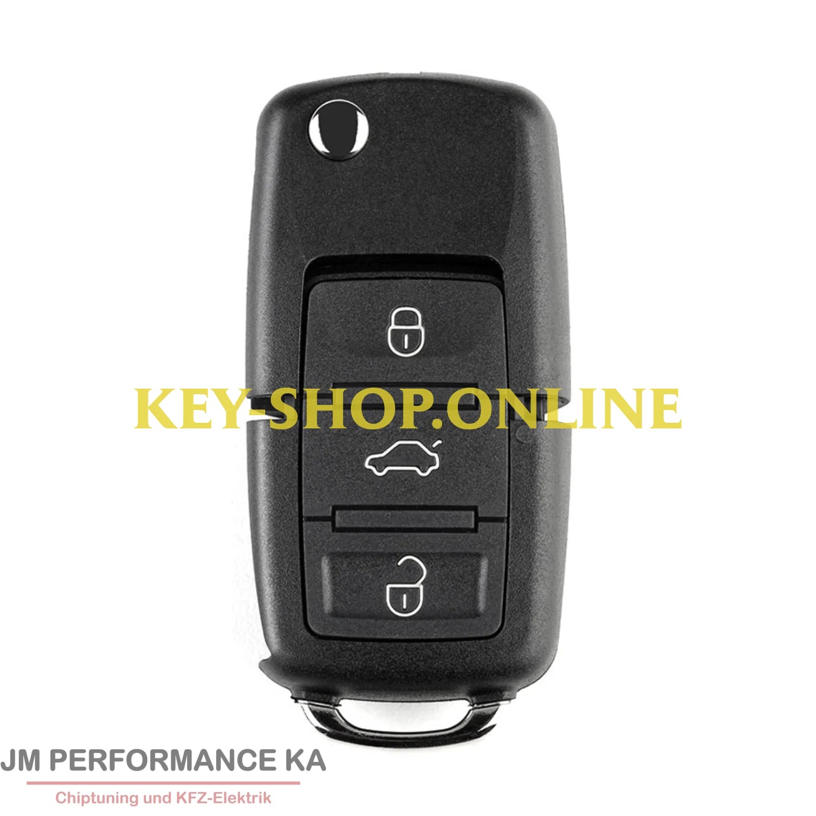 3 Tasten Funkschlüssel universal VW Optik Schwarz XK Fahrzeugschlüssel