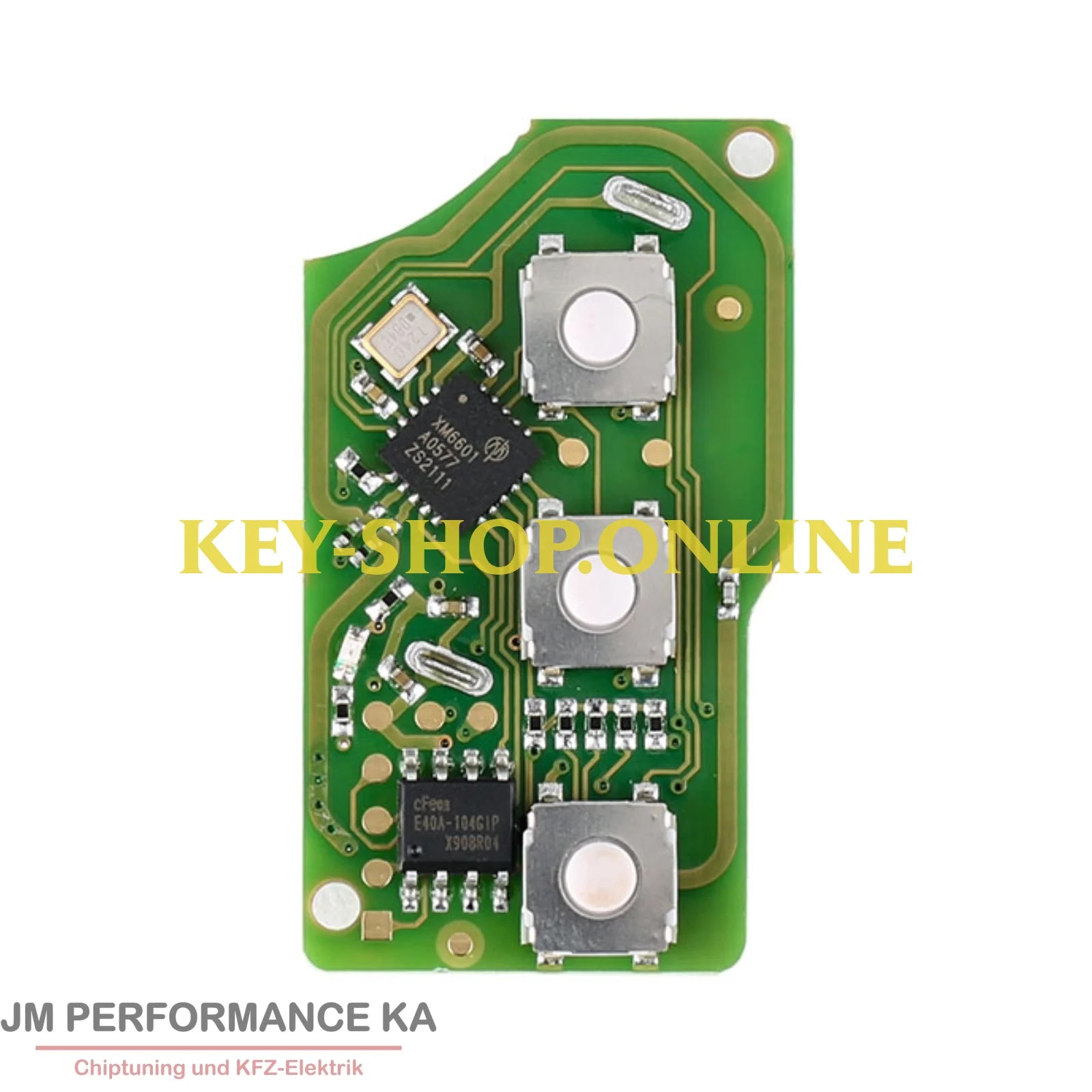 3 Tasten Funkschlüssel universal VW Optik Schwarz XK Fahrzeugschlüssel