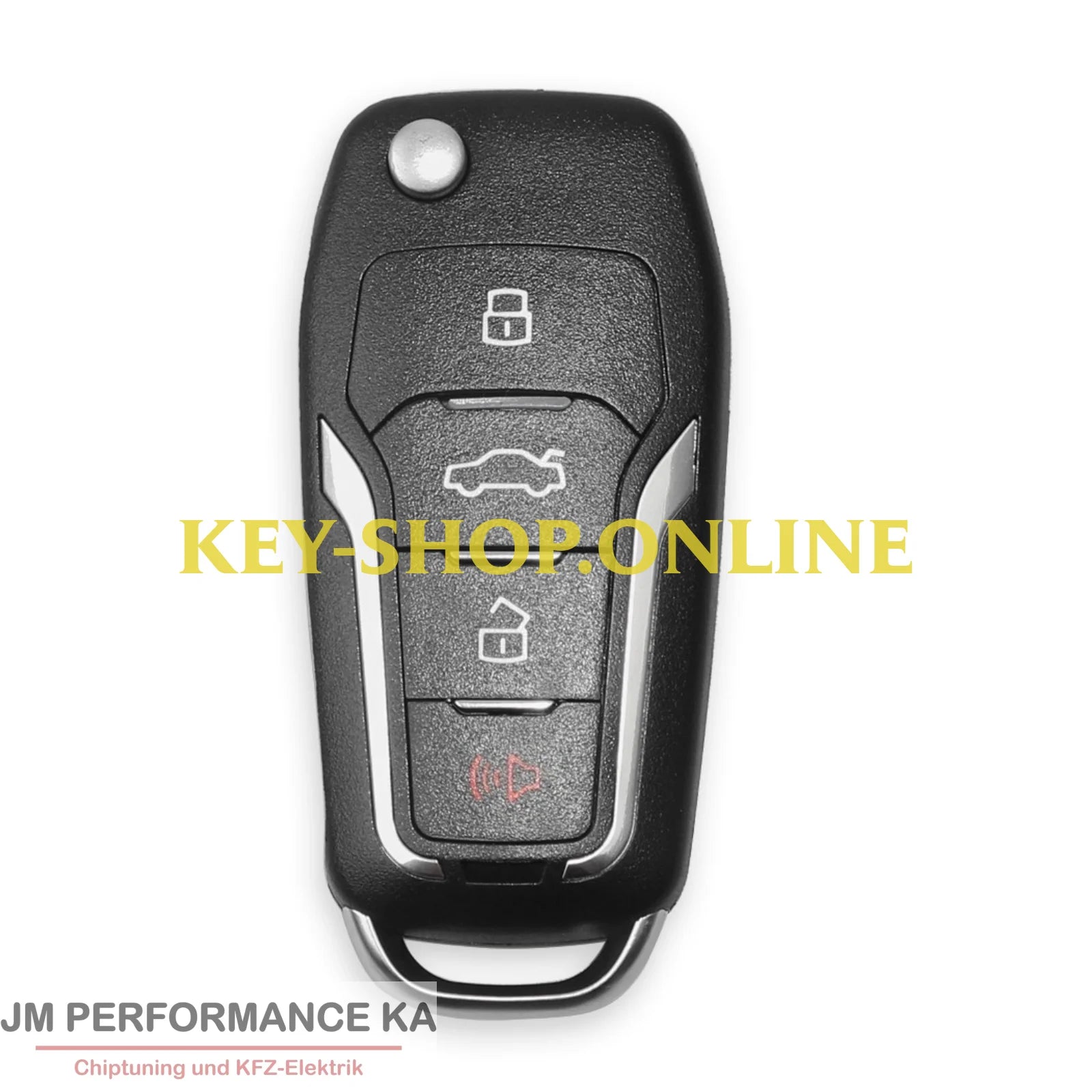 4 Tasten Fahrzeugschlüssel geeignet für Ford 3 + 1 Tasten universal schwarz XE Fahrzeugschlüssel