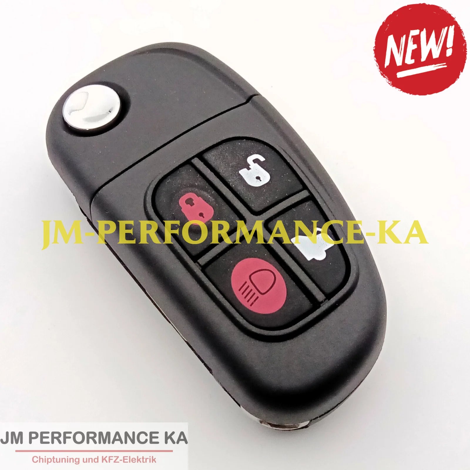 4 Tasten Funkschlüssel für Jaguar 433 MHz 4D60 Fahrzeugschlüssel