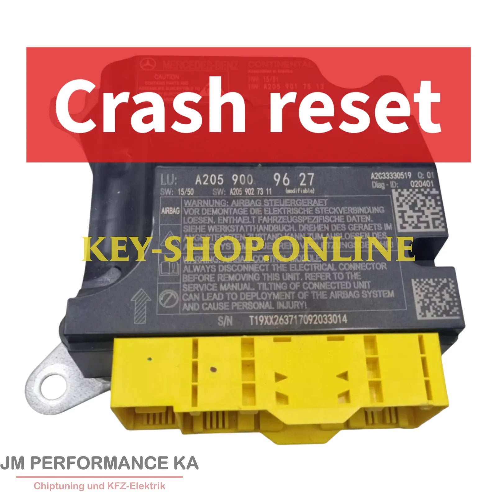 A2059009627 Airbagsteuergerät Mercedes GLC Airbag