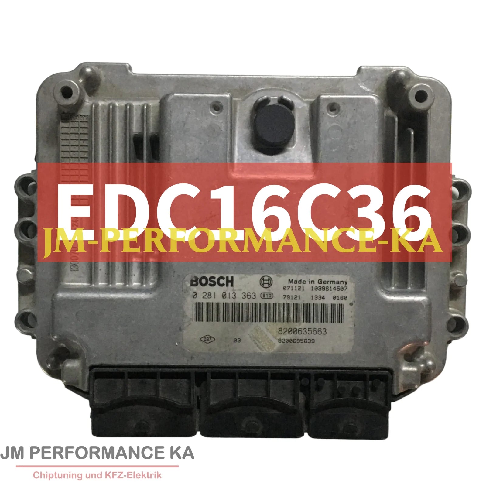 Bosch EDC16CP36 Softwareanpassung Motorsteuergerät