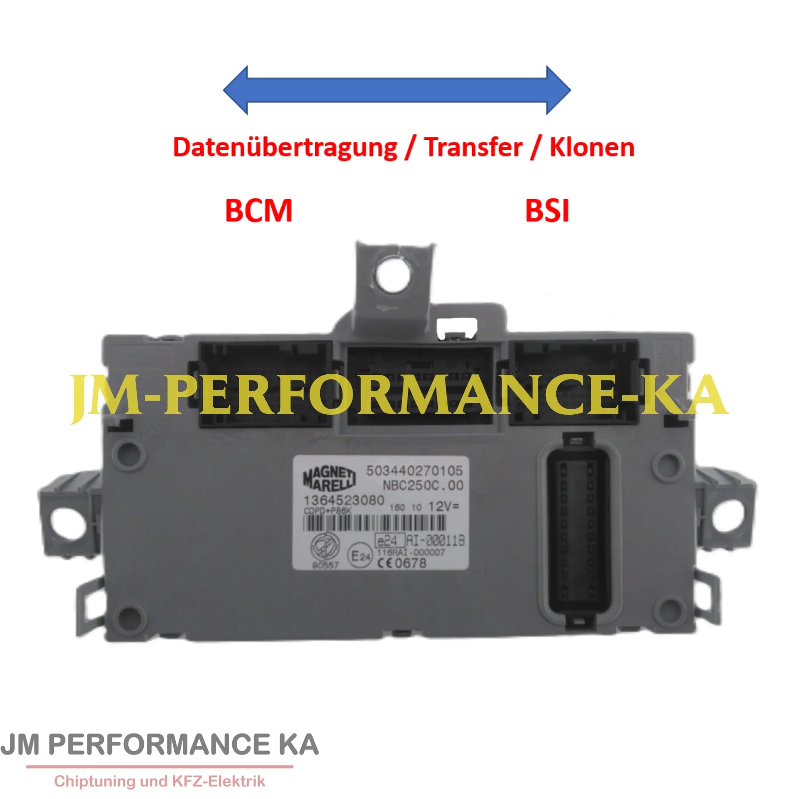 Bsi Bcm Body Computer Nbc250C Zentralschalteinheit Citroen Datenübertragung Klonen Dienstleistung