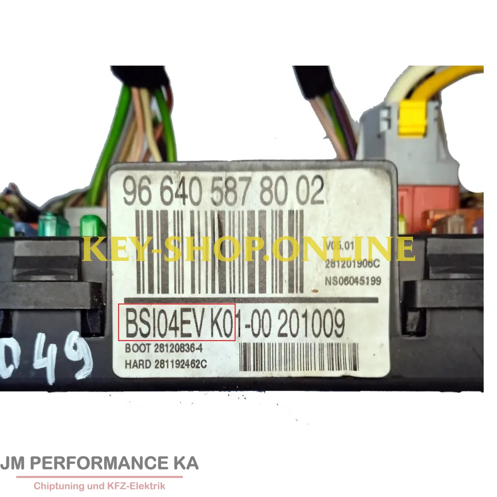 BSI Zentralschalteinheit Citroen Peugeot Datenübertragung Klonen Johnson Control BSI04EV-K0X / Datenübertragung