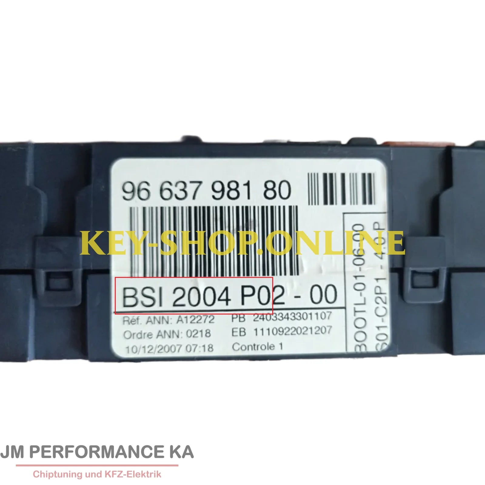 BSI Zentralschalteinheit Citroen Peugeot Datenübertragung Klonen Valeo BSI 2004-P0X-00 / Datenübertragung