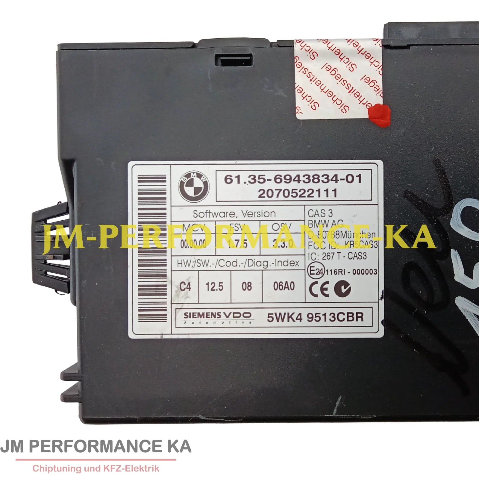 CAS3 6135 6943834 5WK49513CBR passend für BMW Zentralelektronik