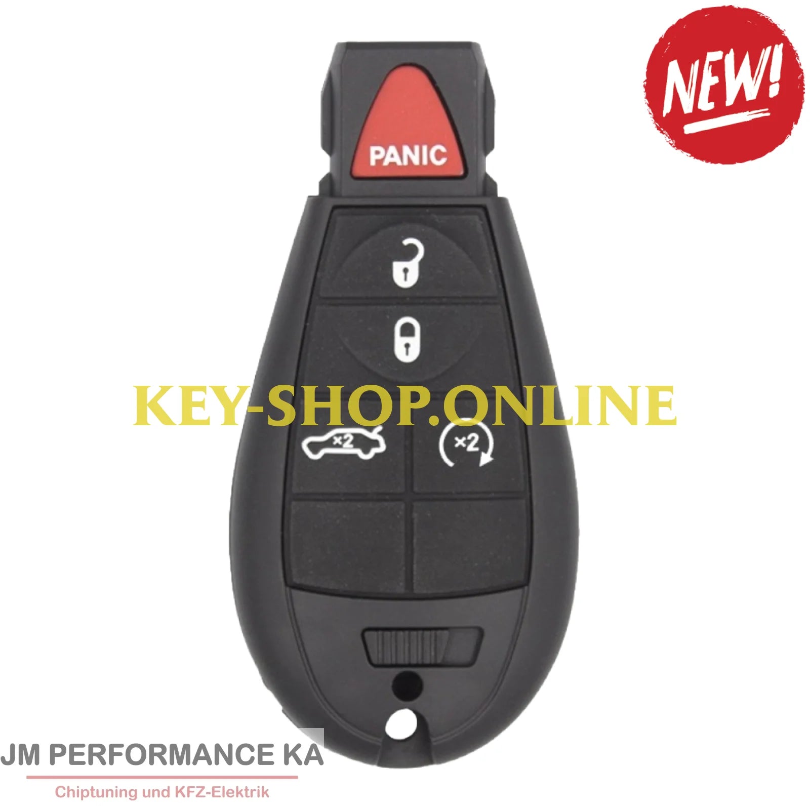 Dodge Challenger 2012-2014 Fobik Keyless Funkschlüssel 5 Tasten 56046694AH - Fahrzeugschlüssel