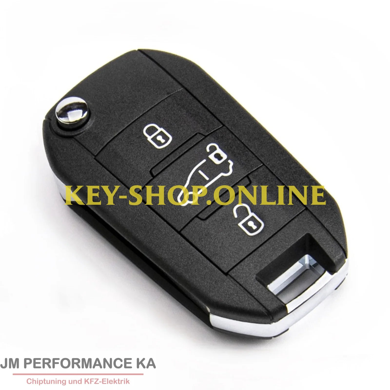 Fahrzeugschlüssel geeignet für Peugeot Citroen ID4A 434 MHz 3 Tasten 9809825177 Fahrzeugschlüssel