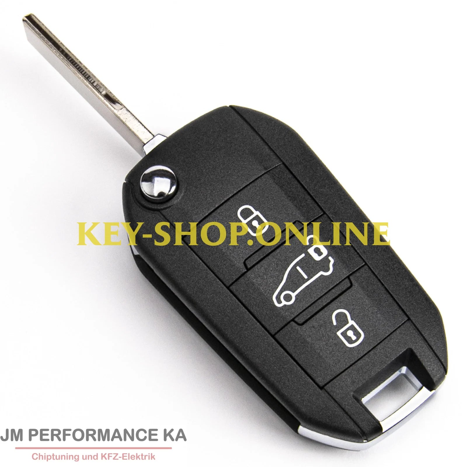 Fahrzeugschlüssel geeignet für Peugeot Citroen ID4A 434 MHz 3 Tasten 9809825177 Fahrzeugschlüssel