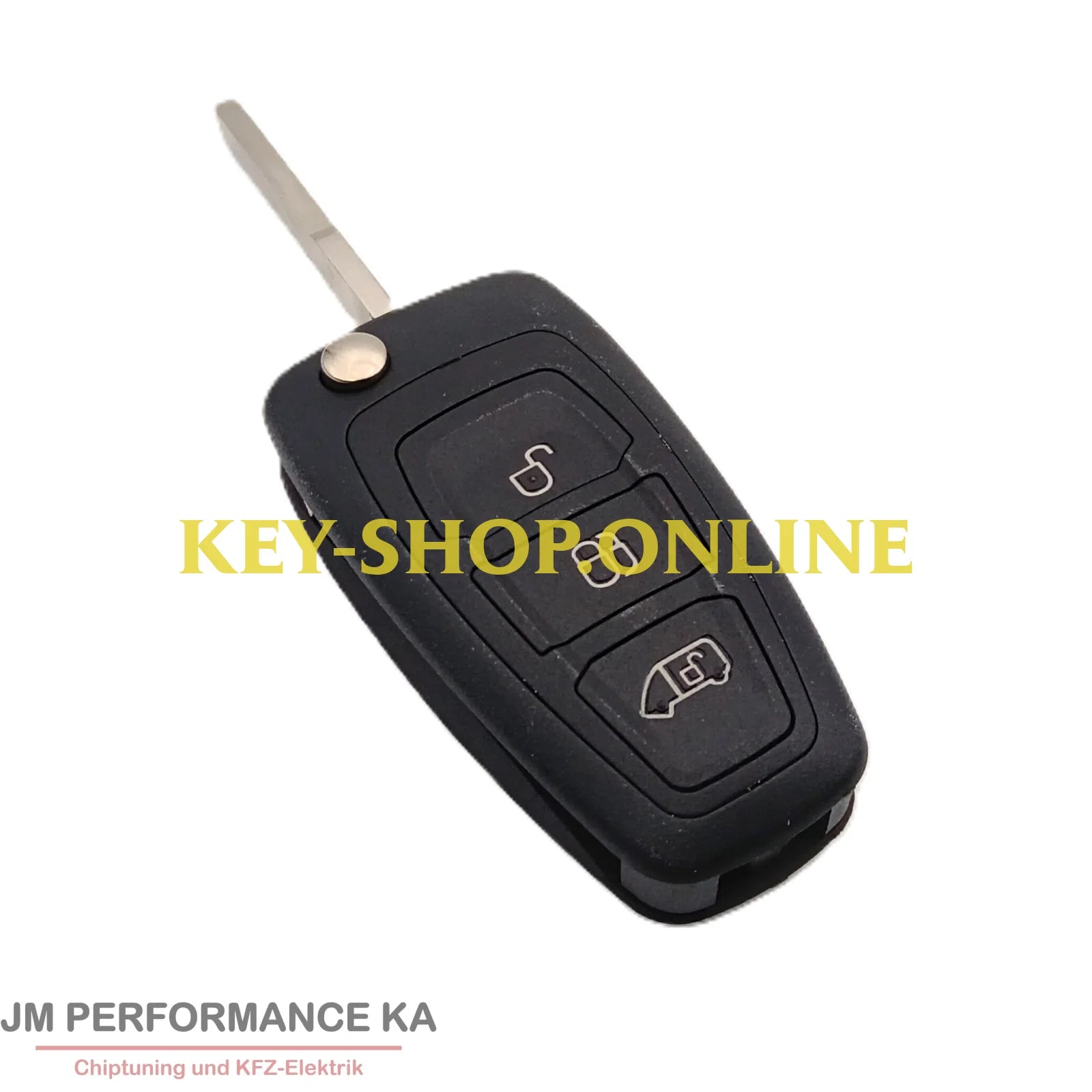 Funkschlüssel Geeignet Für Ford 3 Tasten Schwarz Transit Fahrzeugschlüssel