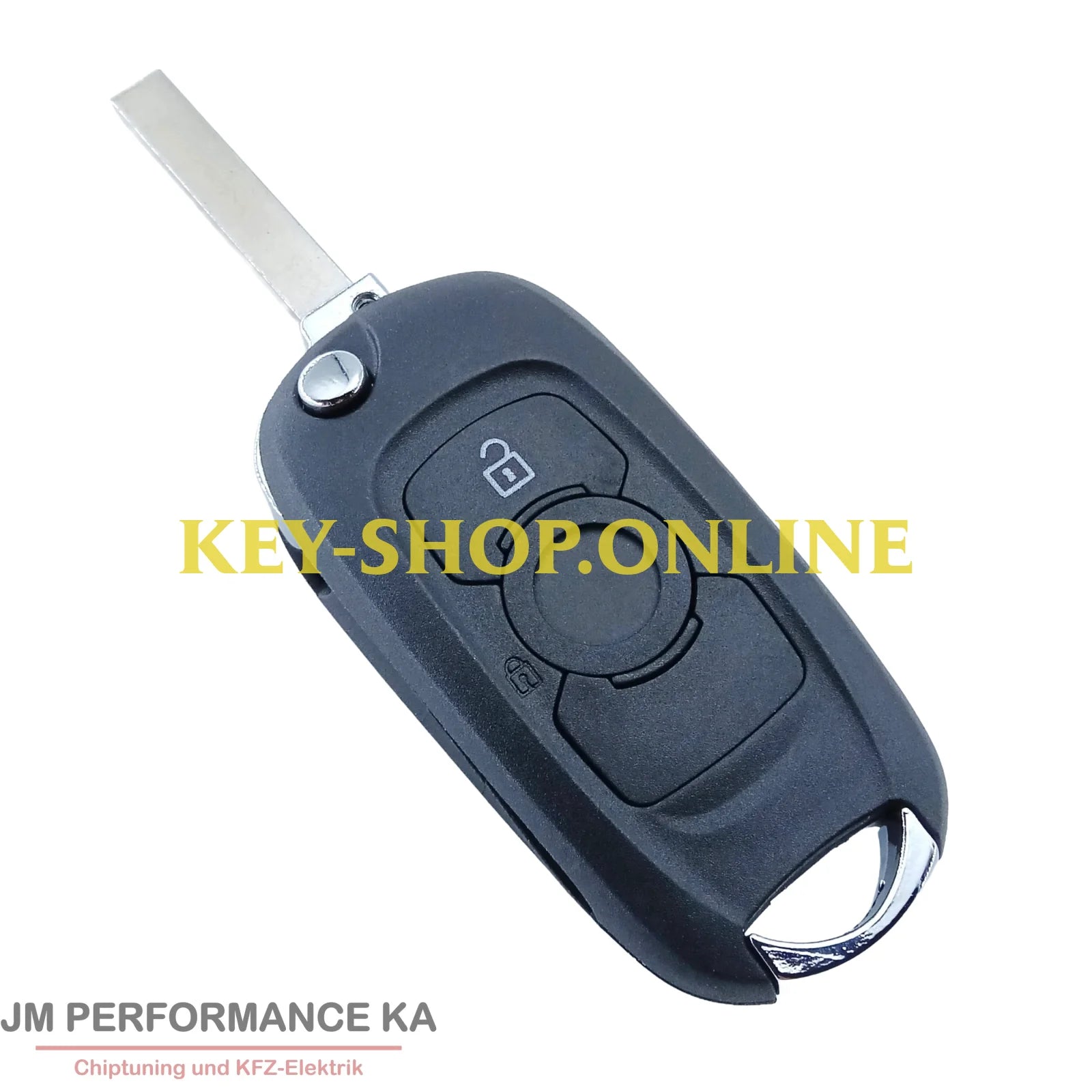 Funkschlüssel Gehäuse geeignet für Opel Astra K 2 Tasten Fahrzeugschlüssel